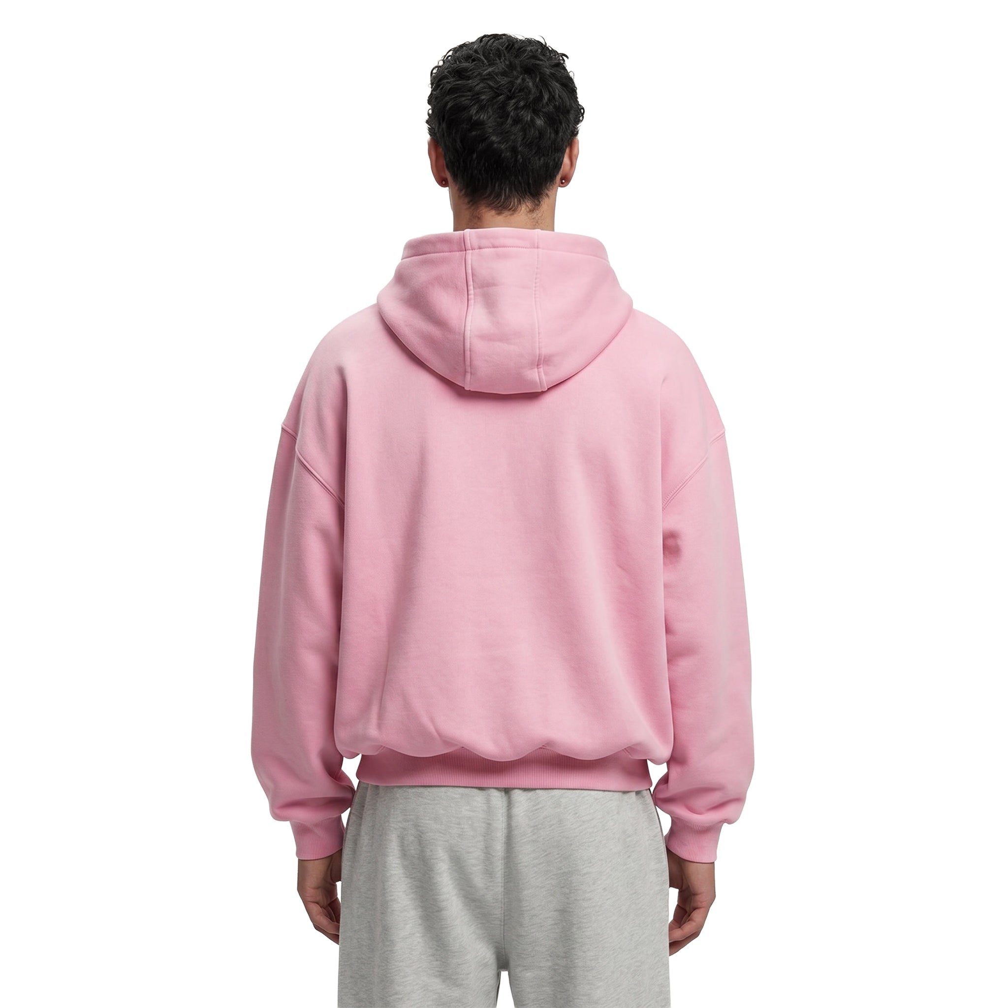 TRUE BASIC HOODIE BLUSH PINK