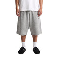 MELANGE GREY SWEATSHORT
